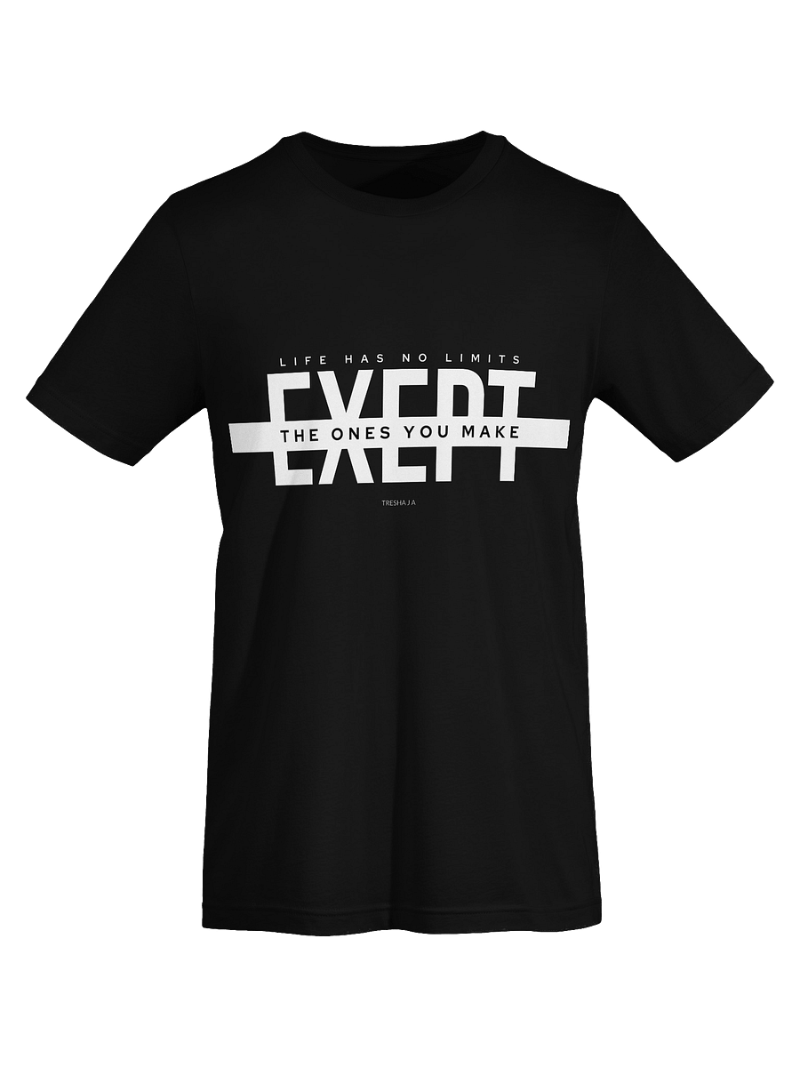 No Limits Black Tee – Break the Box You Built product image (3)