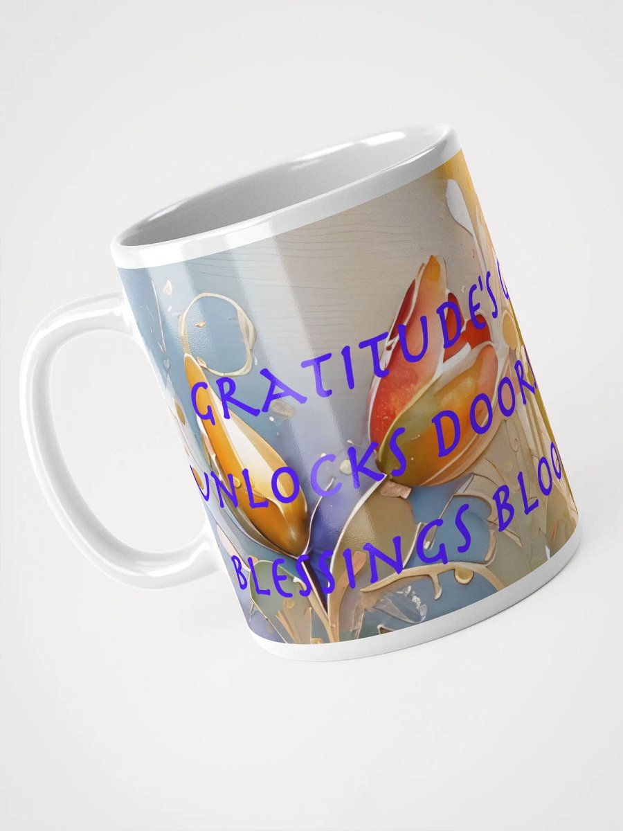 Gratitude's Golden Bloom Mug product image (3)