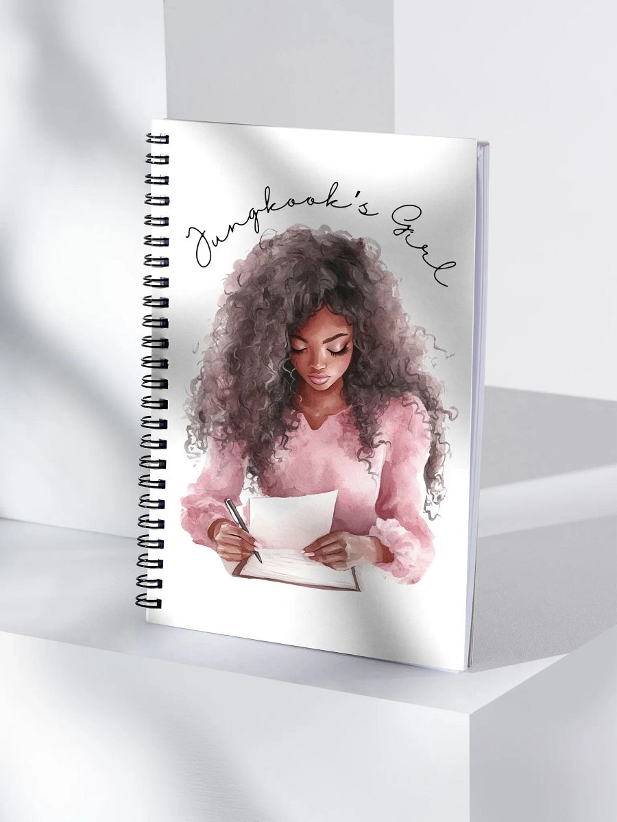 Curly Reflections Spiral Notebook product image (4)