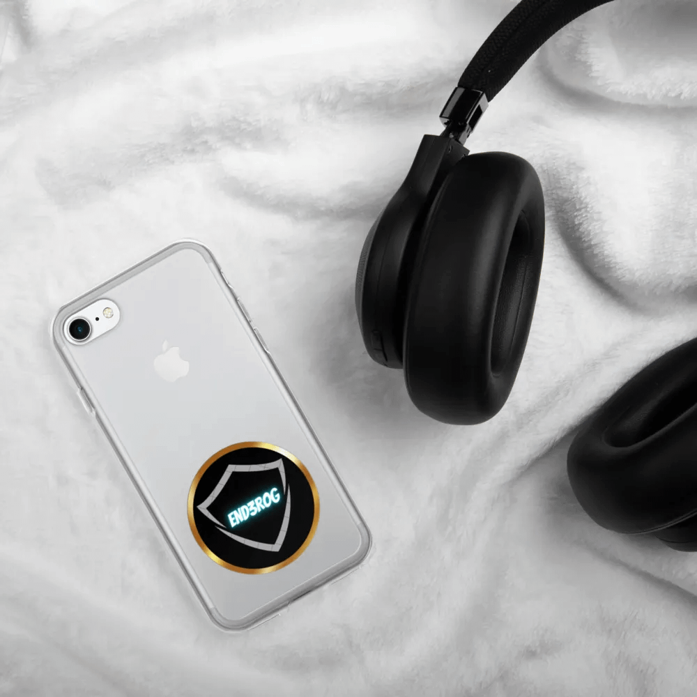 Glowing Shield Logo Clear iPhone Case product image (330)