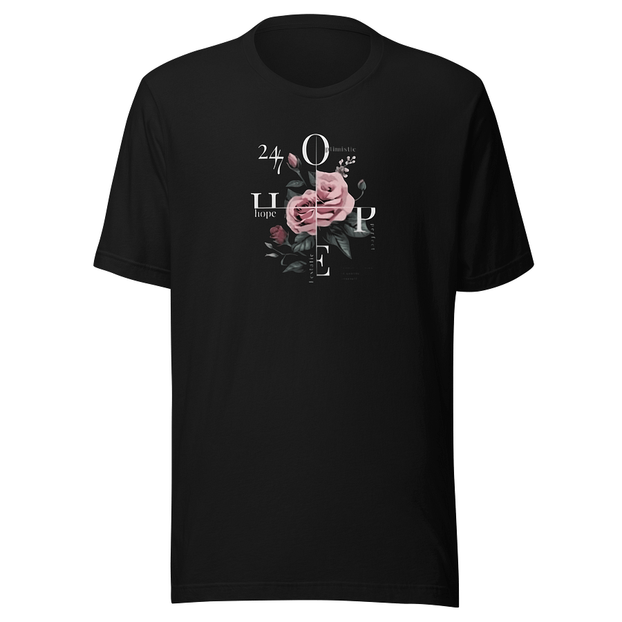 Woman Unisex Staple T-Shirt Pink Roses Graphic product image (1)