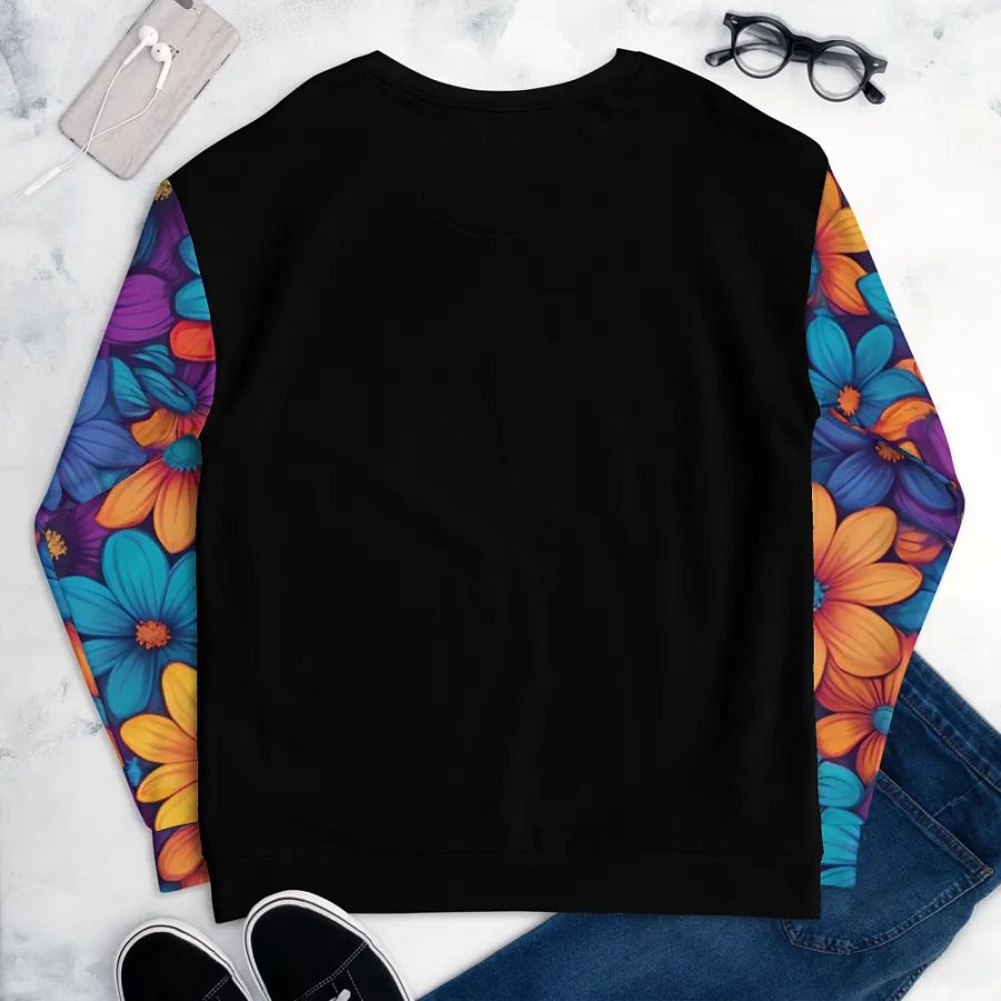 Floral Collage Unisex Sweatshirt product image (9)