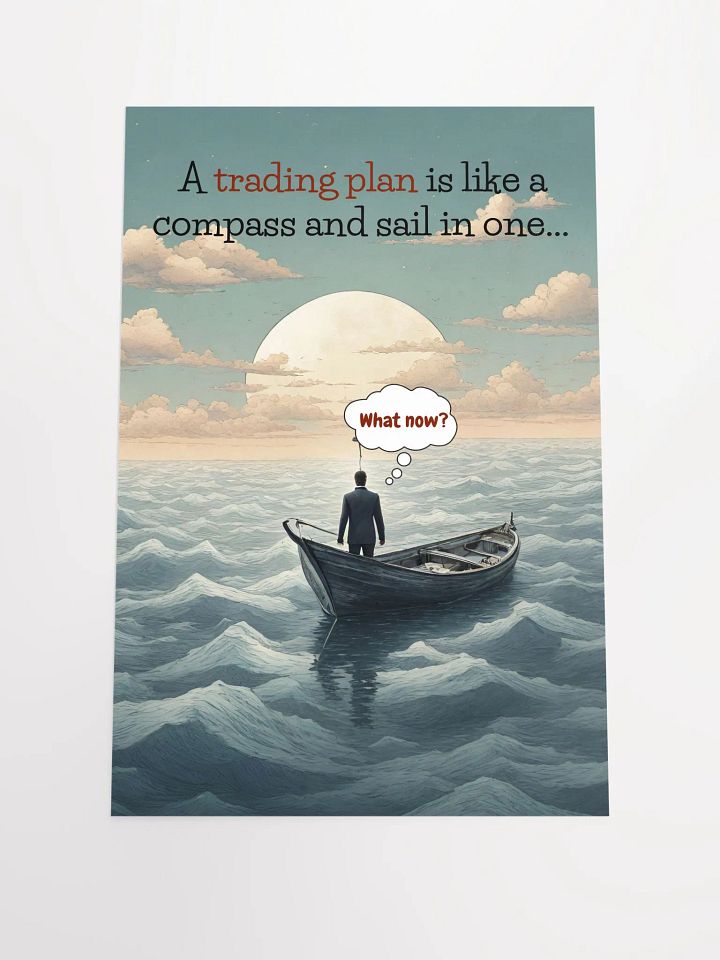 Inspirational Trading Plan Poster (Original Artwork) product image (2)