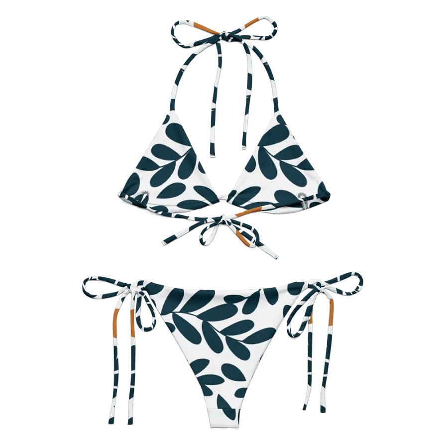 All-Over Print String Bikini - Nature Green product image (4)