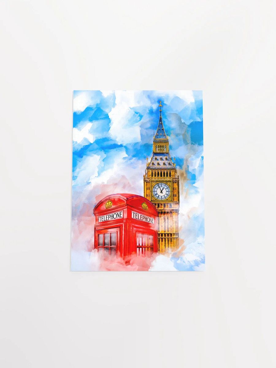 London Red Telephone Box Matte Poster product image (30)