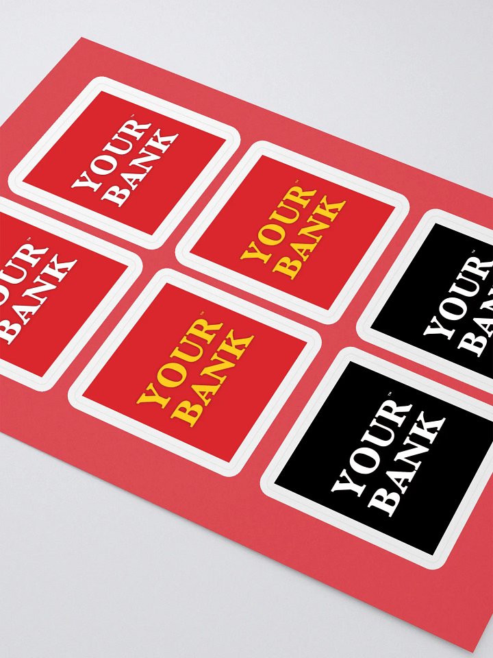 Your Bank Stickers product image (2)