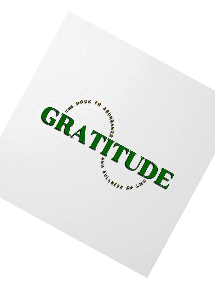 Abundance of Gratitude Kiss Cut Stickers product image (2)