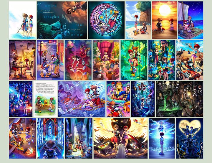 KH1 Artbook Posters product image (2)