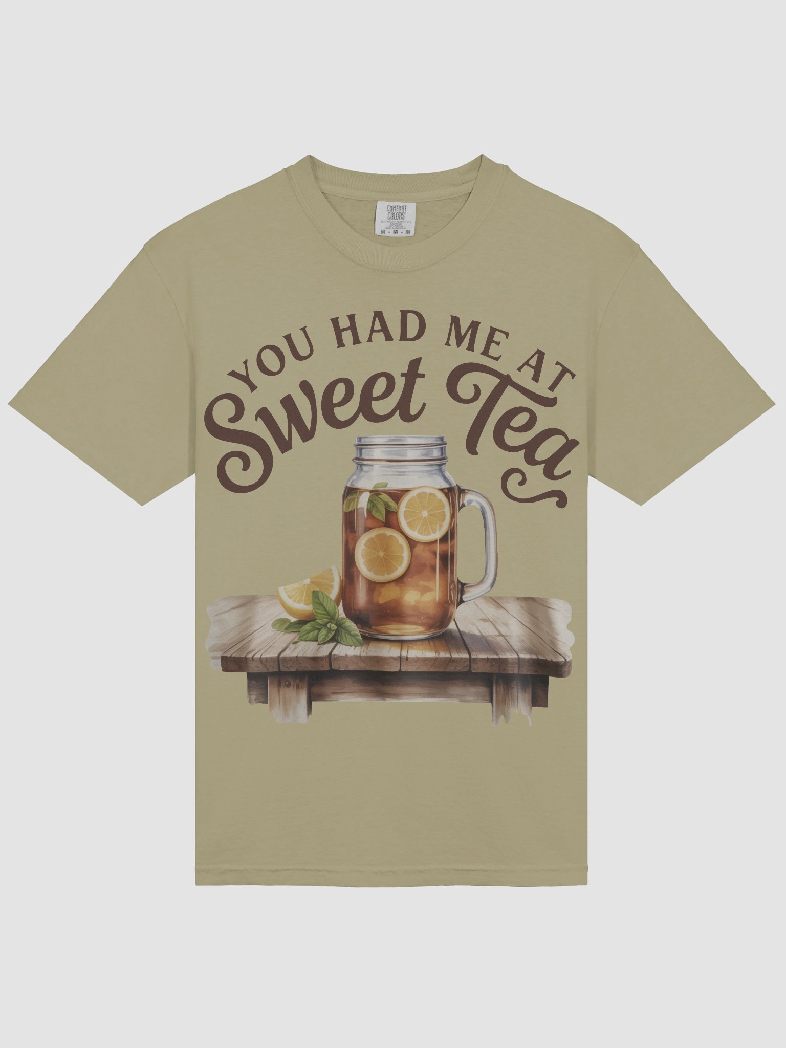 Southerner Sweet Tea Lover's Comfort Colors Tee product image (2)
