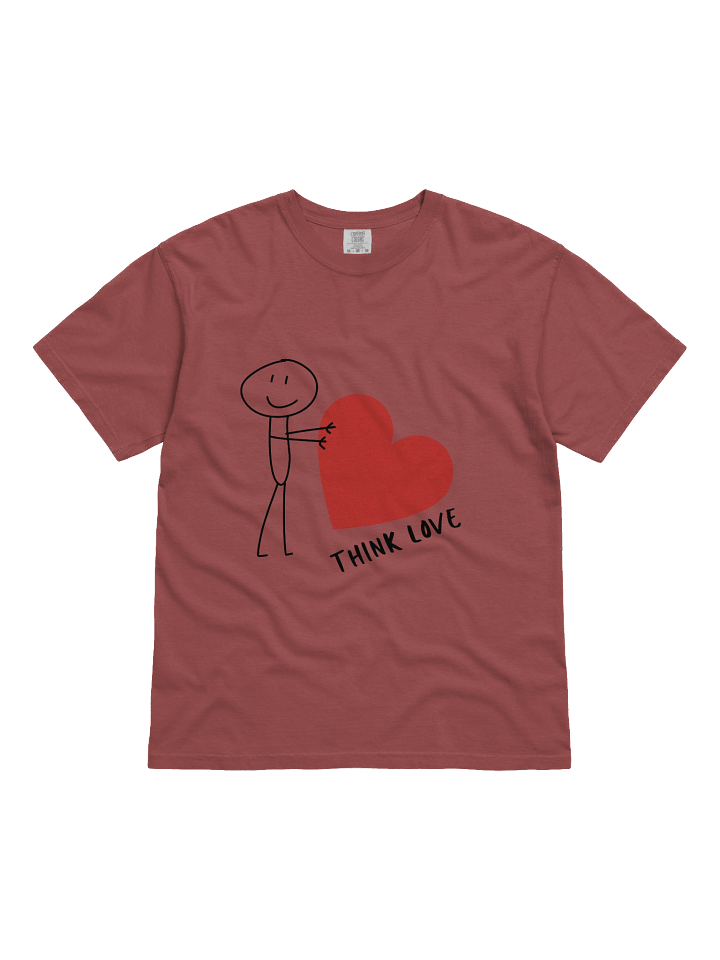 Think Love Heavyweight T-Shirt product image (14)