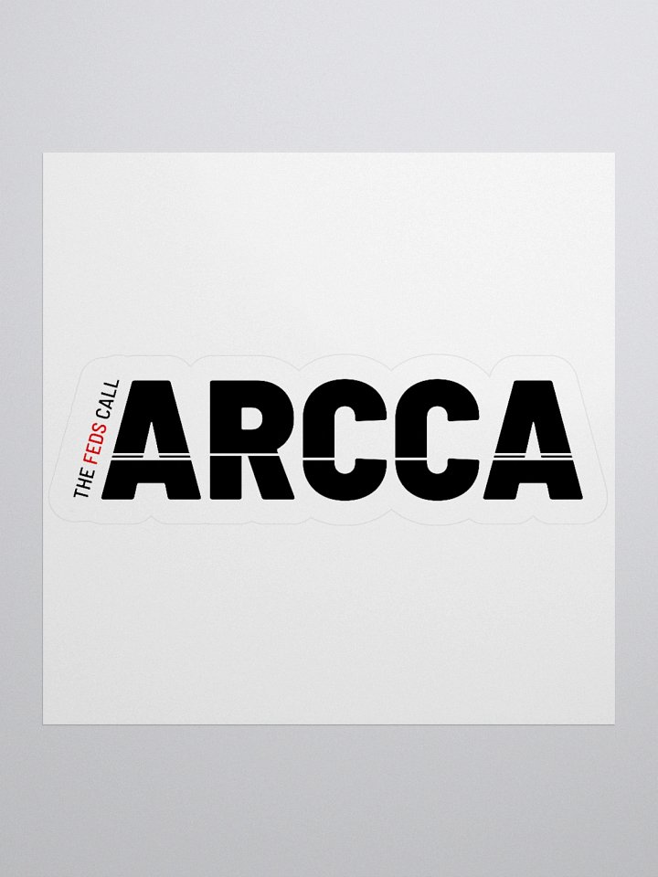 The Feds call ARCCA (sticker) product image (2)