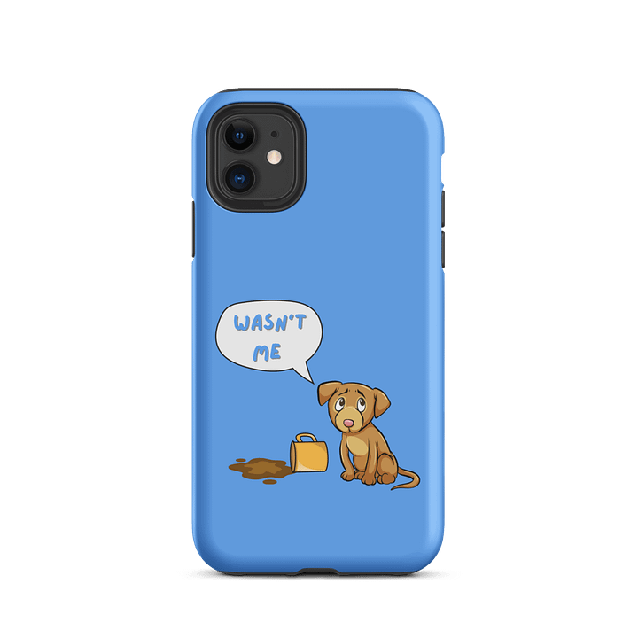 Papasitos 'WASN'T ME' Blue Tough iPhone Case product image (2)