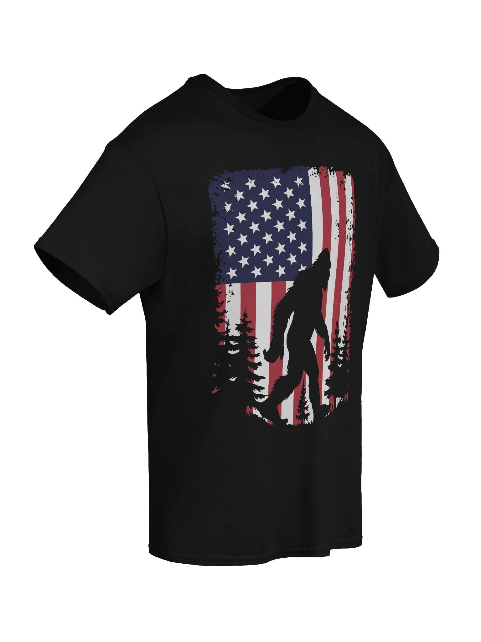 USA Flag Bigfoot T-Shirt product image (2)