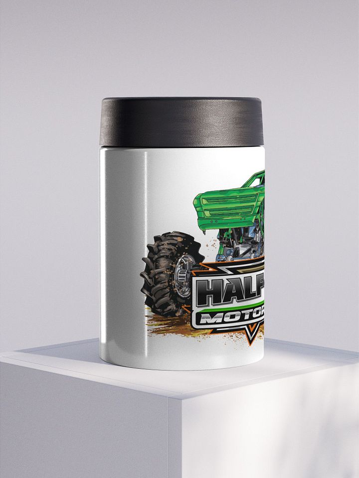 HALF ASSED MOTORSPORTS METAL KOOZIE product image (2)