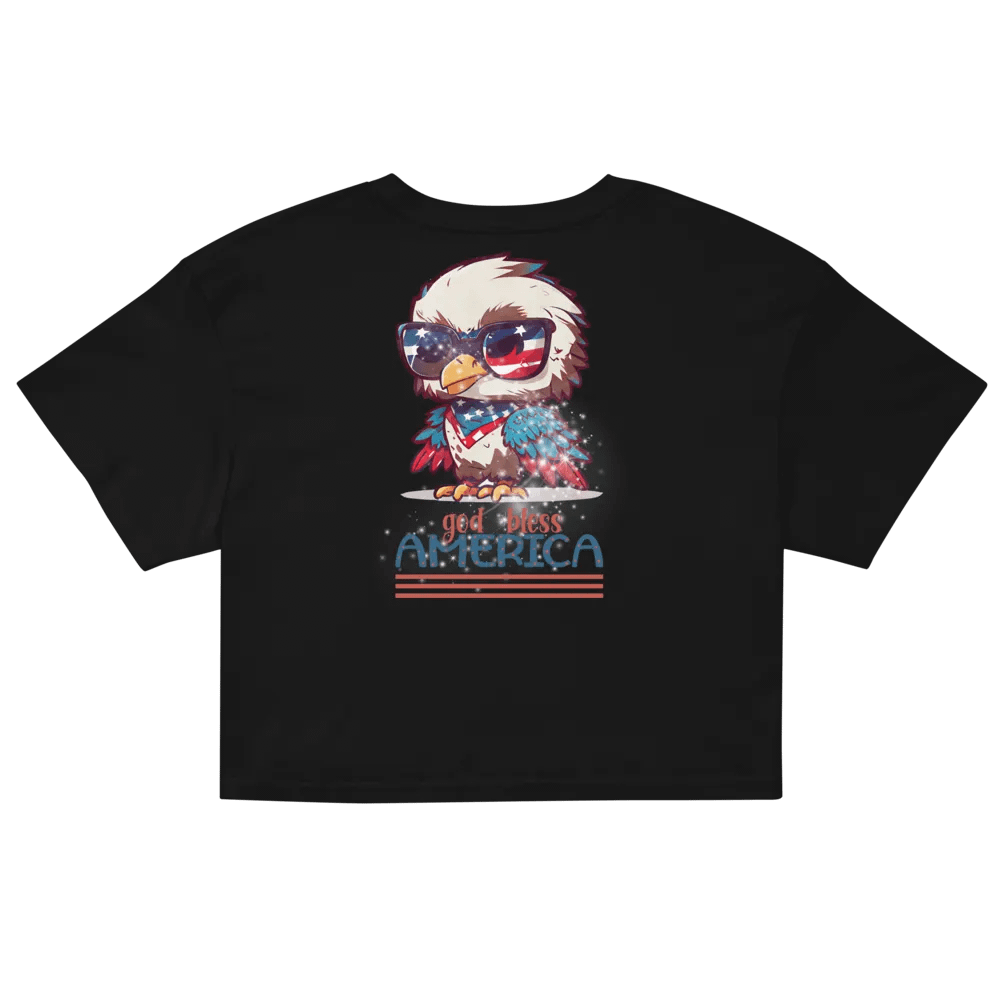 Authentic American Vote Trump Crop Top product image (5)
