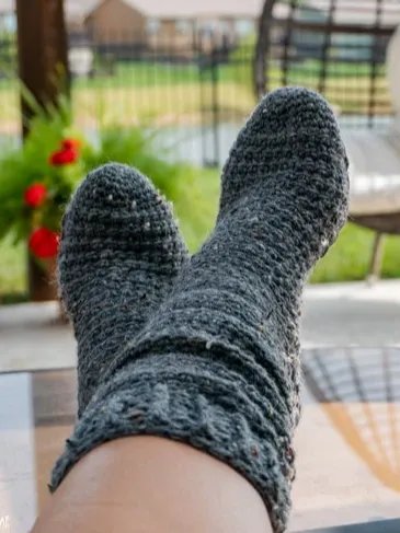 Toe-Tally Easy Socks Crochet Pattern product image (1)