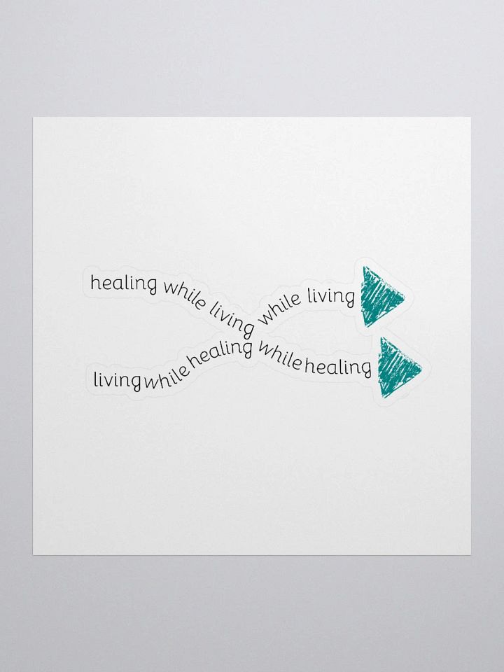 Healing While Living (Option 2) Stickers product image (2)