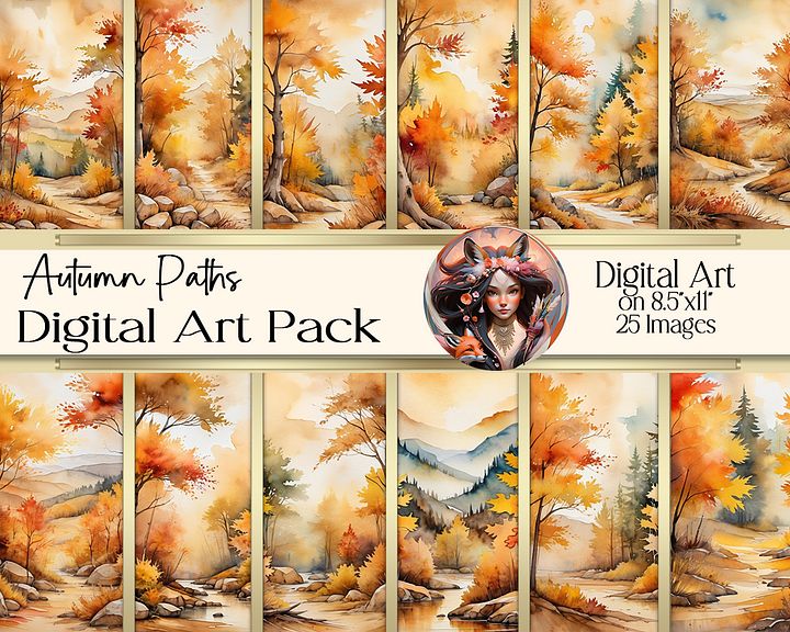 Autumn Path's Digital Art Collection product image (1)