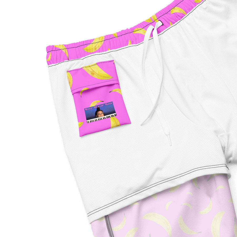 Bananapalooza pink swim trunks product image (6)