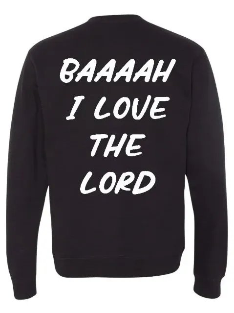 Be A Sheep Sweatshirt (Black) product image (5)