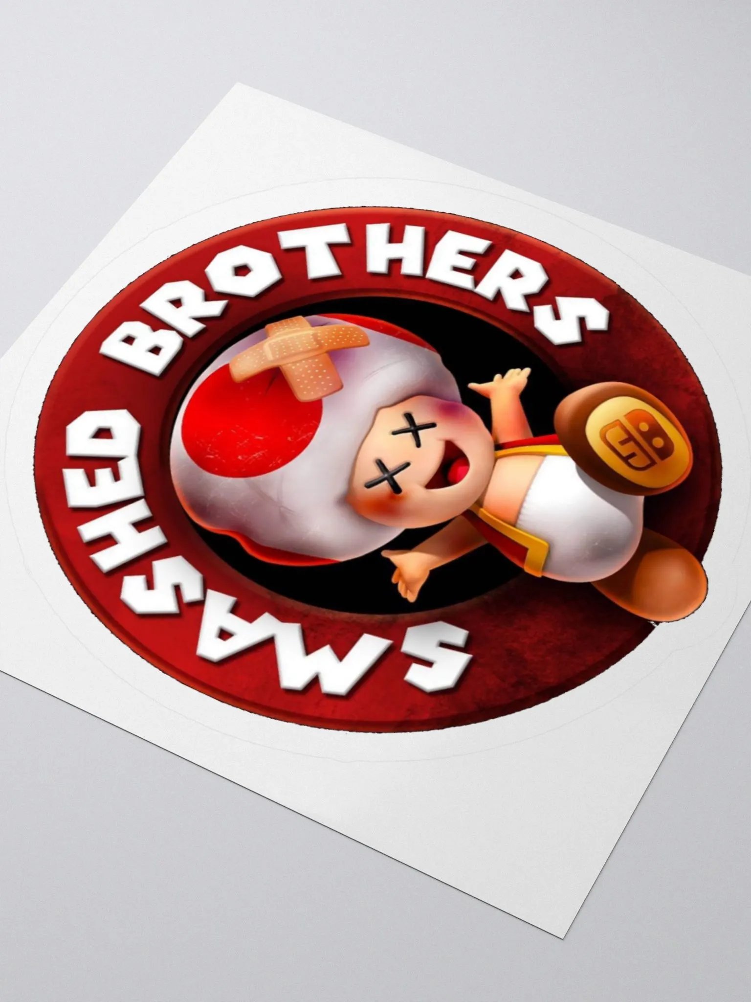 Smashed Brothers Toad Slap Sticker product image (3)