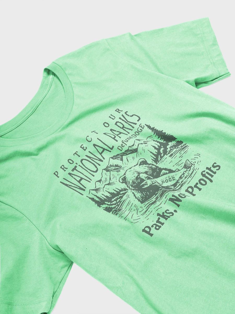 DEFUND DOGE! Protect our Parks Comfort Fitted T-Shirt Alt National Parks Wear Resistance Rangers product image (53)