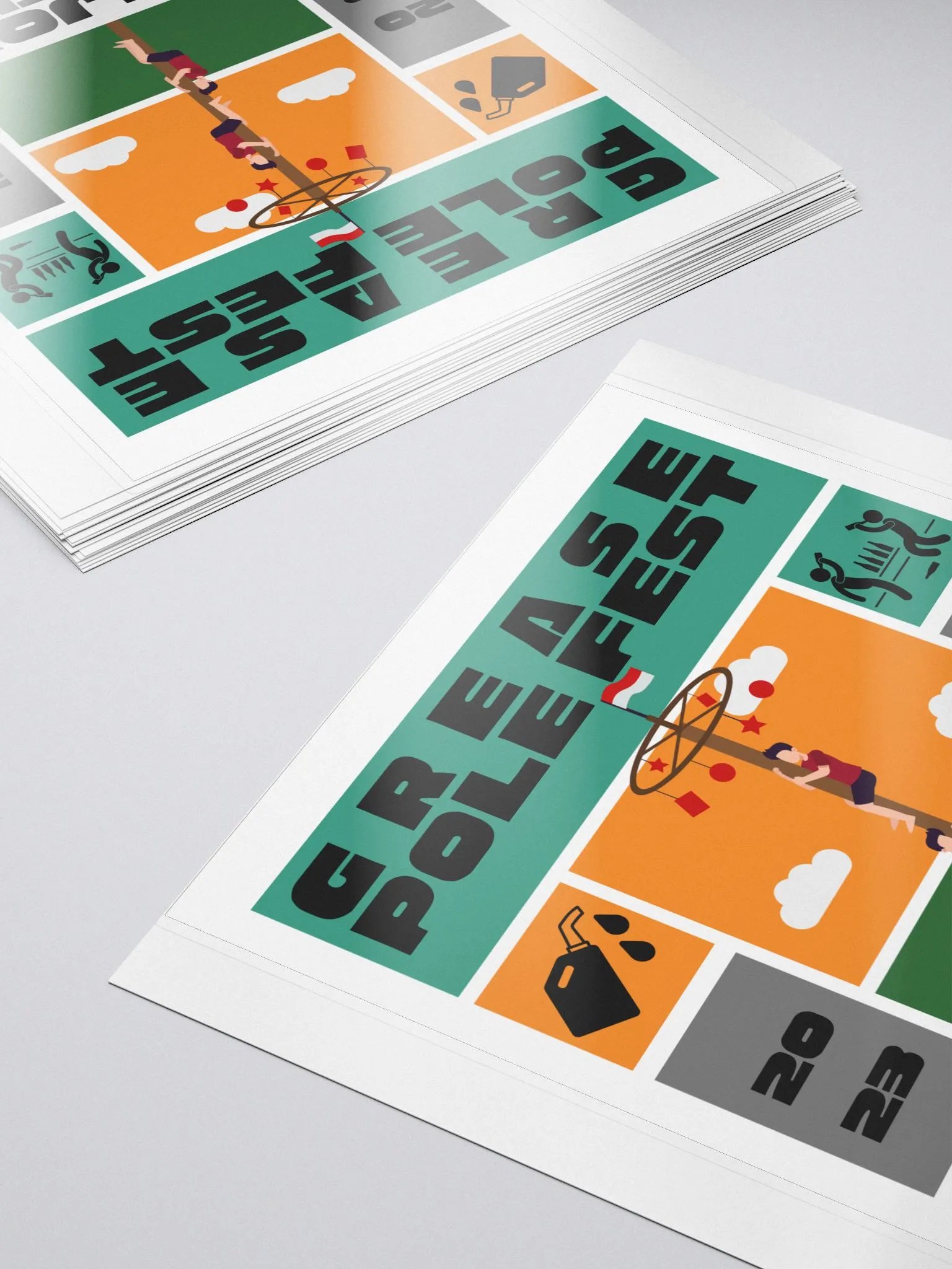 Grease Pole Fest Stickers product image (5)