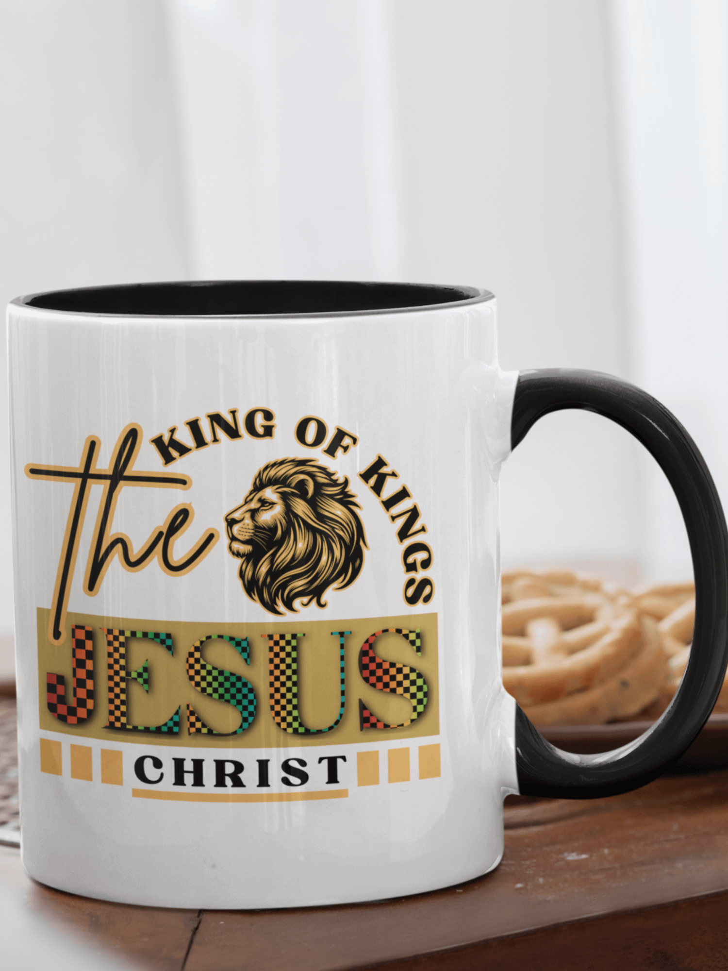 King of Kings Jesus Christ Christian Ceramic Mug | Faith Mug for Believers product image (1)