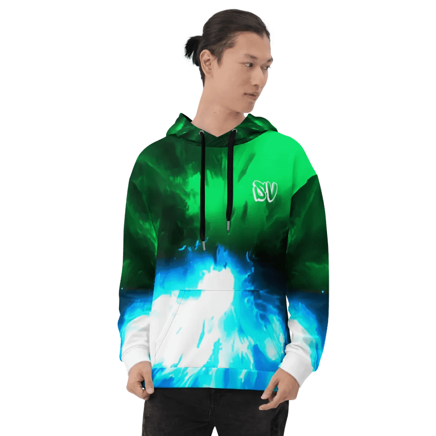 STRAIGHT VIBIN NEON COLOR FADE STYLE ZORO V RYUMA HOODIE product image (8)