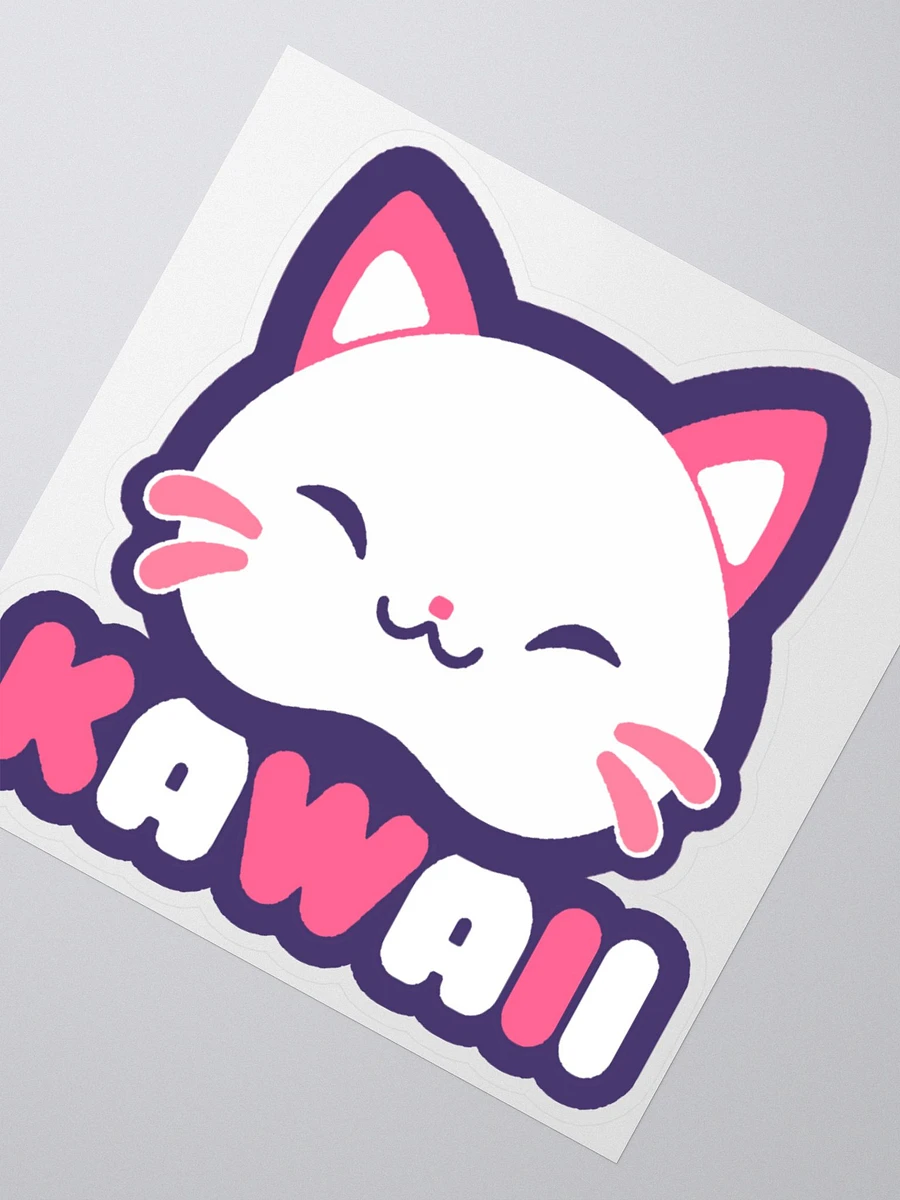 Kawaii Cat Head Sticker product image (4)