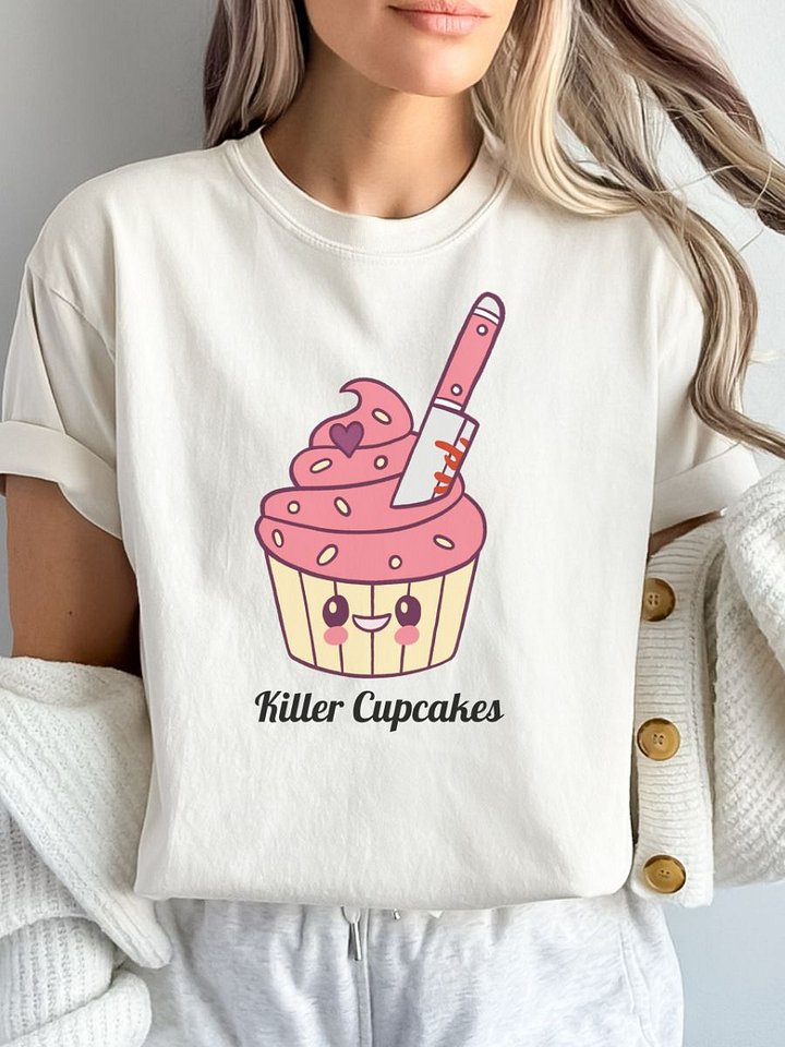 Killer Cupcakes - Hand-drawn True Crime Lover Kawaii Shirt product image (1)