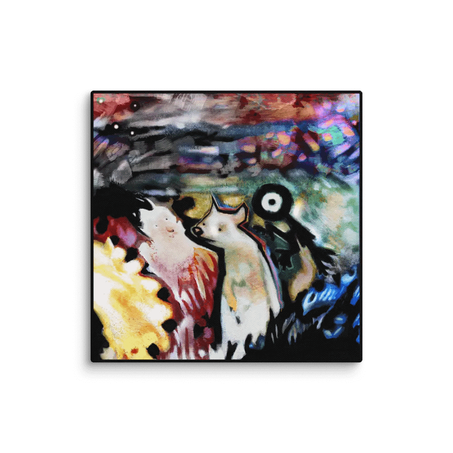 Fear At Your Back, Love in Sight Allcolor Stretched Canvas product image (1)