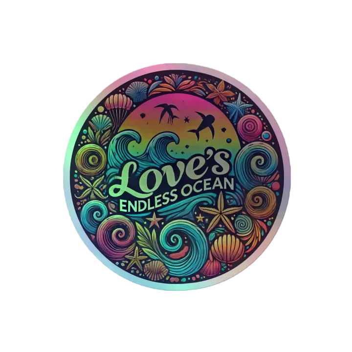 Love's Endless Ocean Holographic Sticker Sheet product image (2)