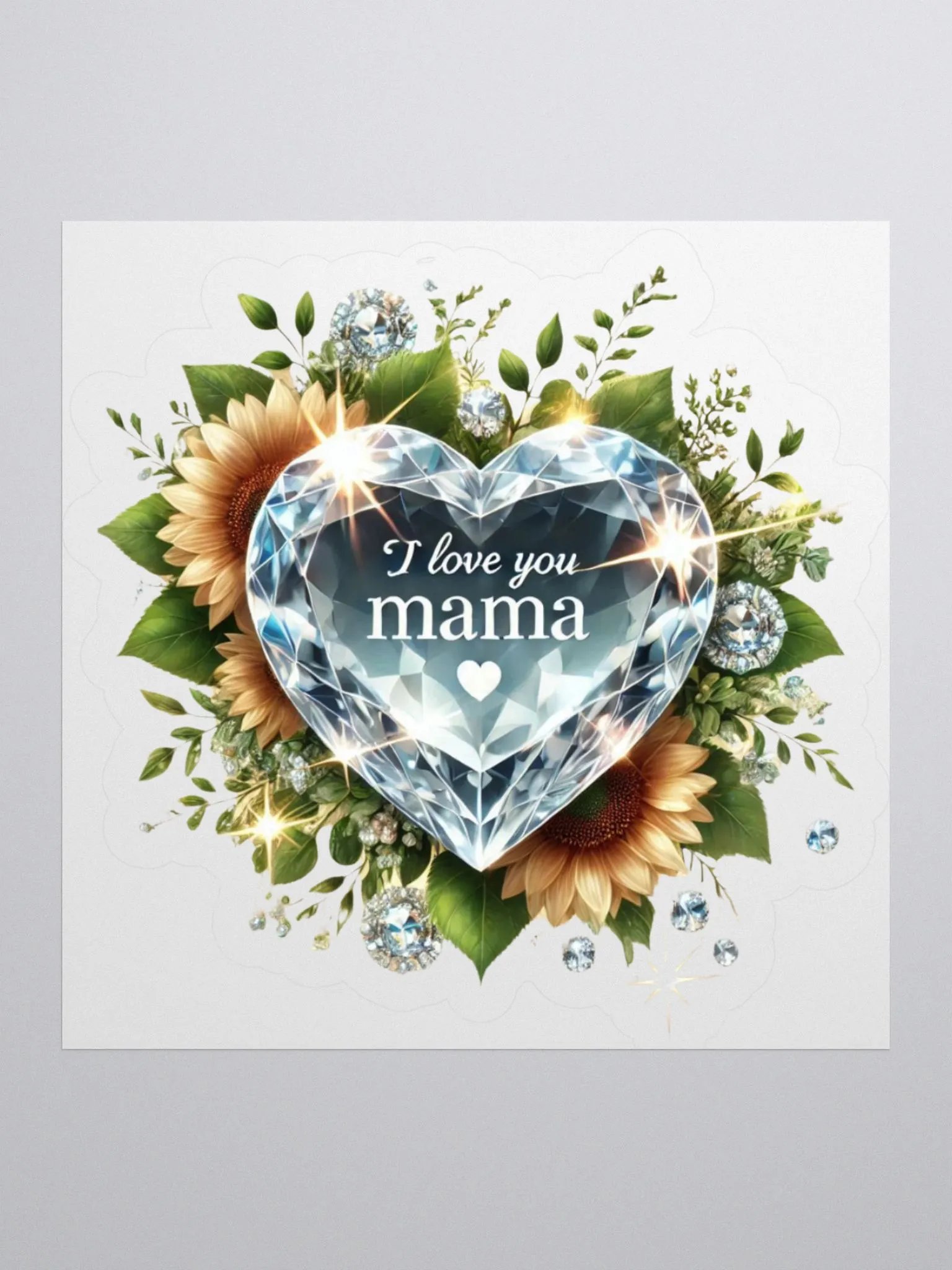 Crystal Heart Mama Sticker Set product image (1)