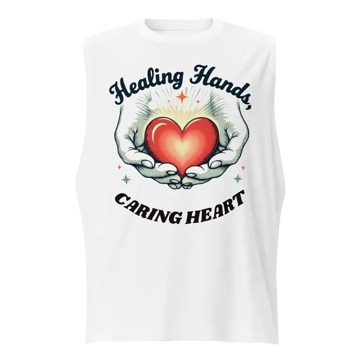 Healing Hands, Caring Heart Muscle Tank product image (1)