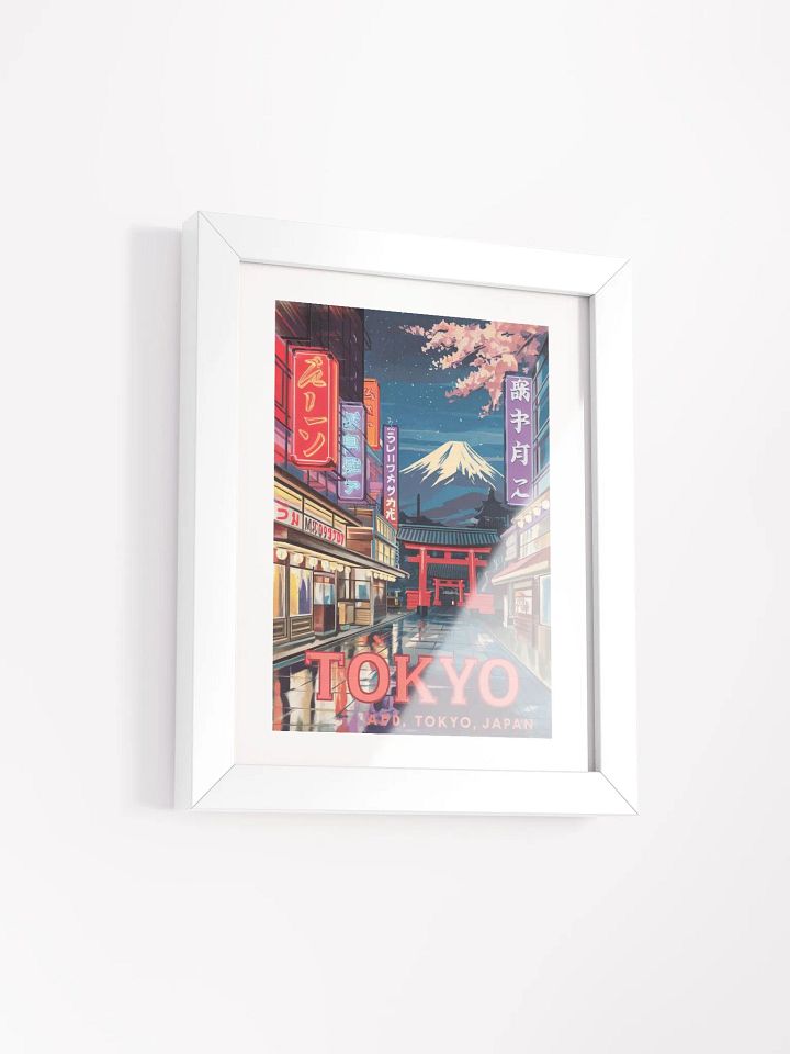 Neon Tokyo Dreamscape - Framed Art Print product image (18)