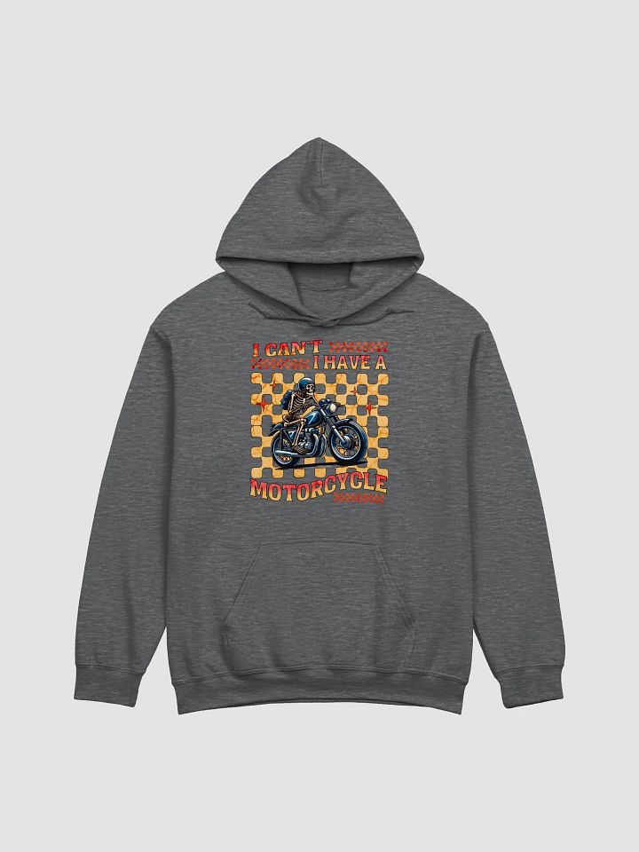 I Cant I Have A Motorcycle Skeleton Rider Classic Hoodie product image (4)