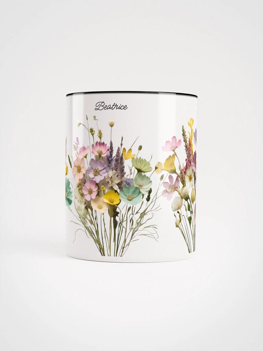 Personalized Boho Flowers Coloured Mug product image (5)