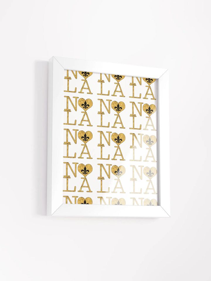 I LOVE NOLA **LEGACY POSTER** (GOLD WRAP FULL INFINITY WALL) product image (2)