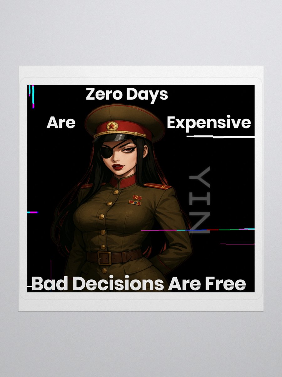 Yin - Bad Decisions - Sticker product image (1)