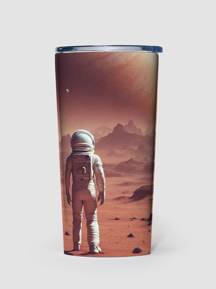 Astronaut On Alien Planet Stainless Steel Tumbler product image (1)