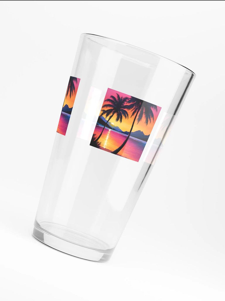 Palm Tree Beer Glass product image (6)