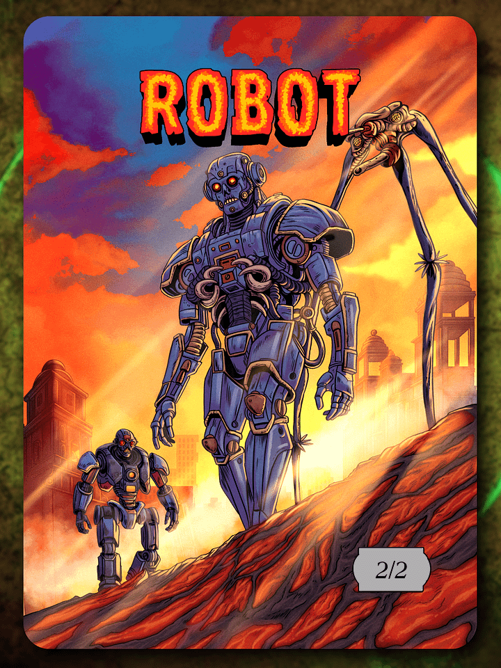 Robot 2/2 Full Art Token product image (1)