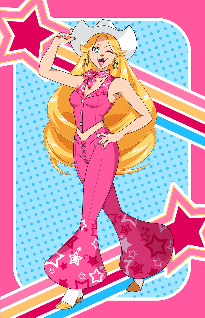 Cowgirl Barbie Print product image (1)