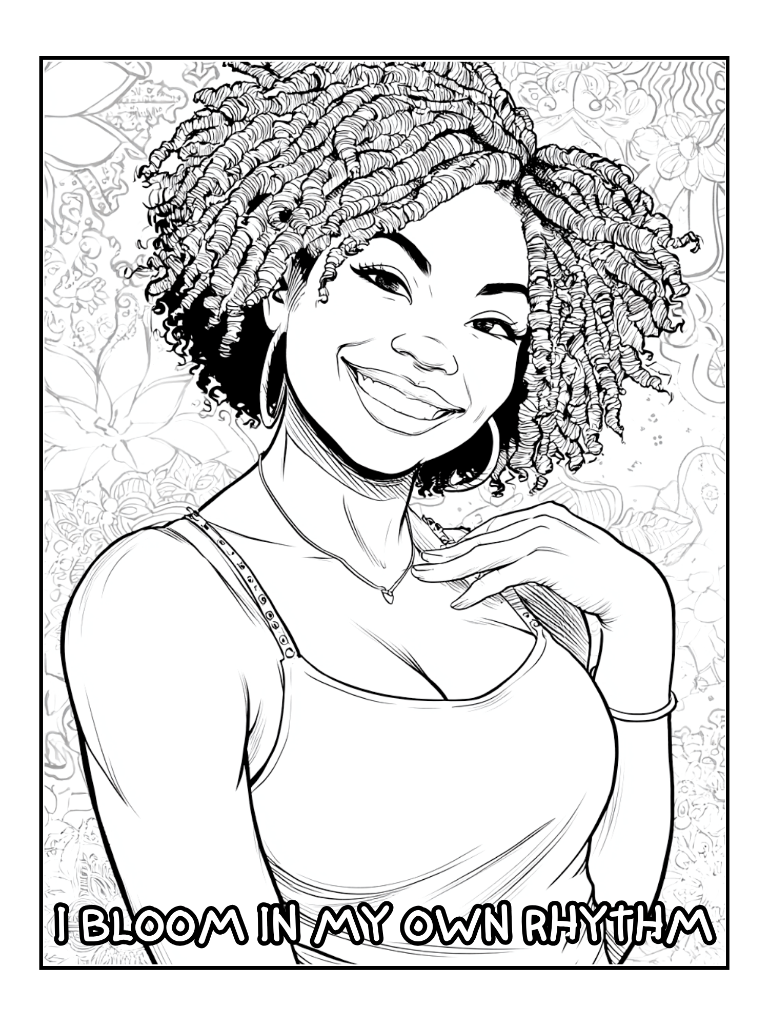 Radiant Within: A Black Women's Coloring Manifesto (Digital Download) product image (4)