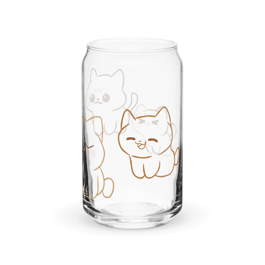 Cat Stack Can-Shaped Glass product image (10)