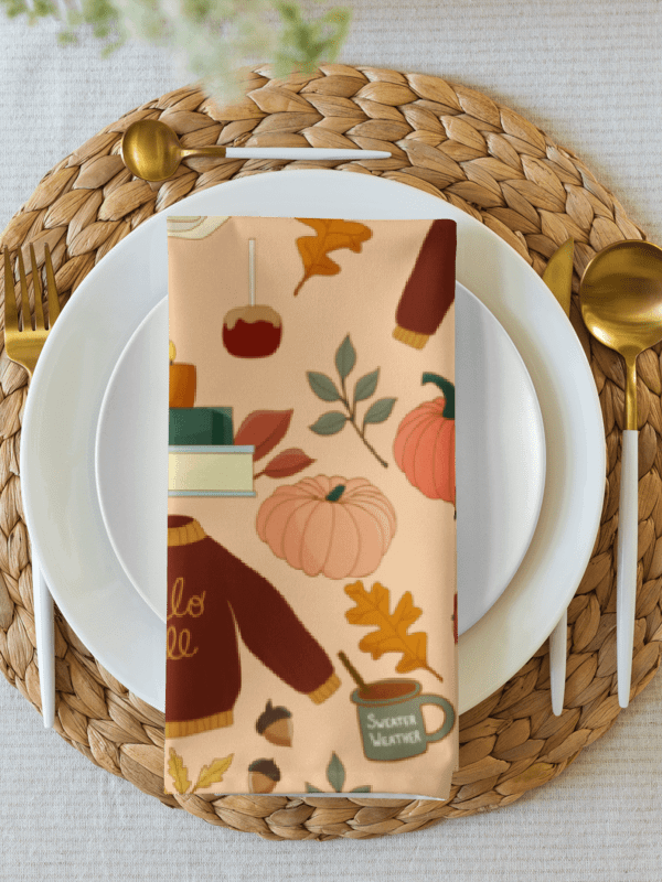 Cozy Fall Cloth Napkin Set product image (1)