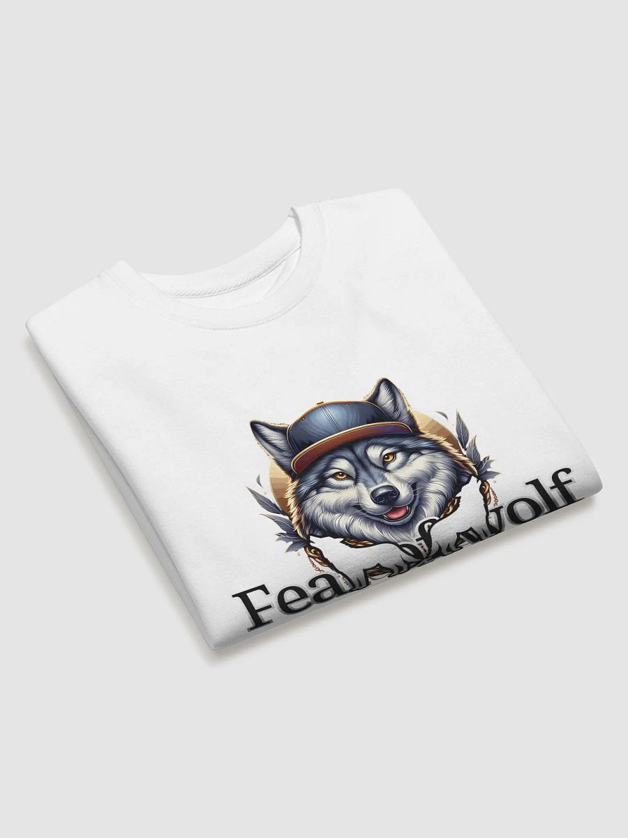 Cap-wearing Wolf Fear Premium Sweatshirt product image (15)