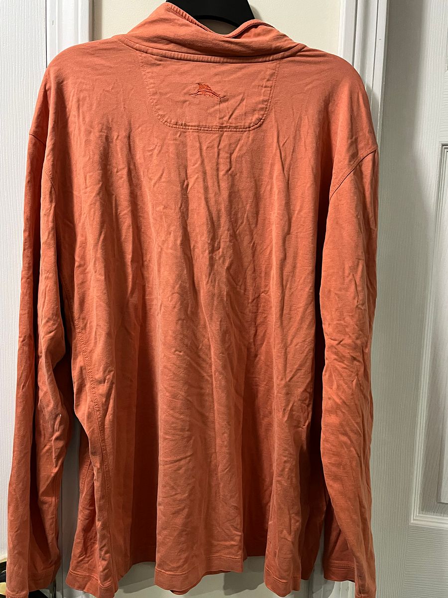 Tommy Bahama Orange Quarter Zip XL product image (5)