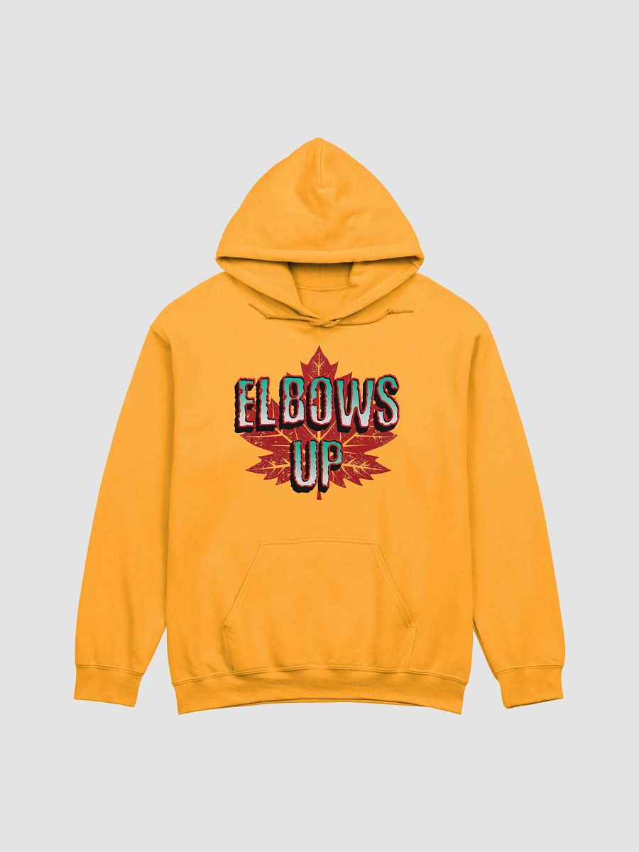 Elbows Up Maple Leaf Gradient Hoodie product image (5)